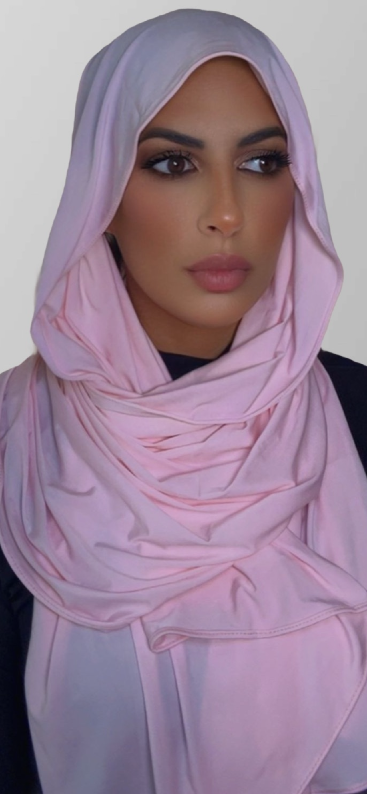 Jersey liquide rose pastel