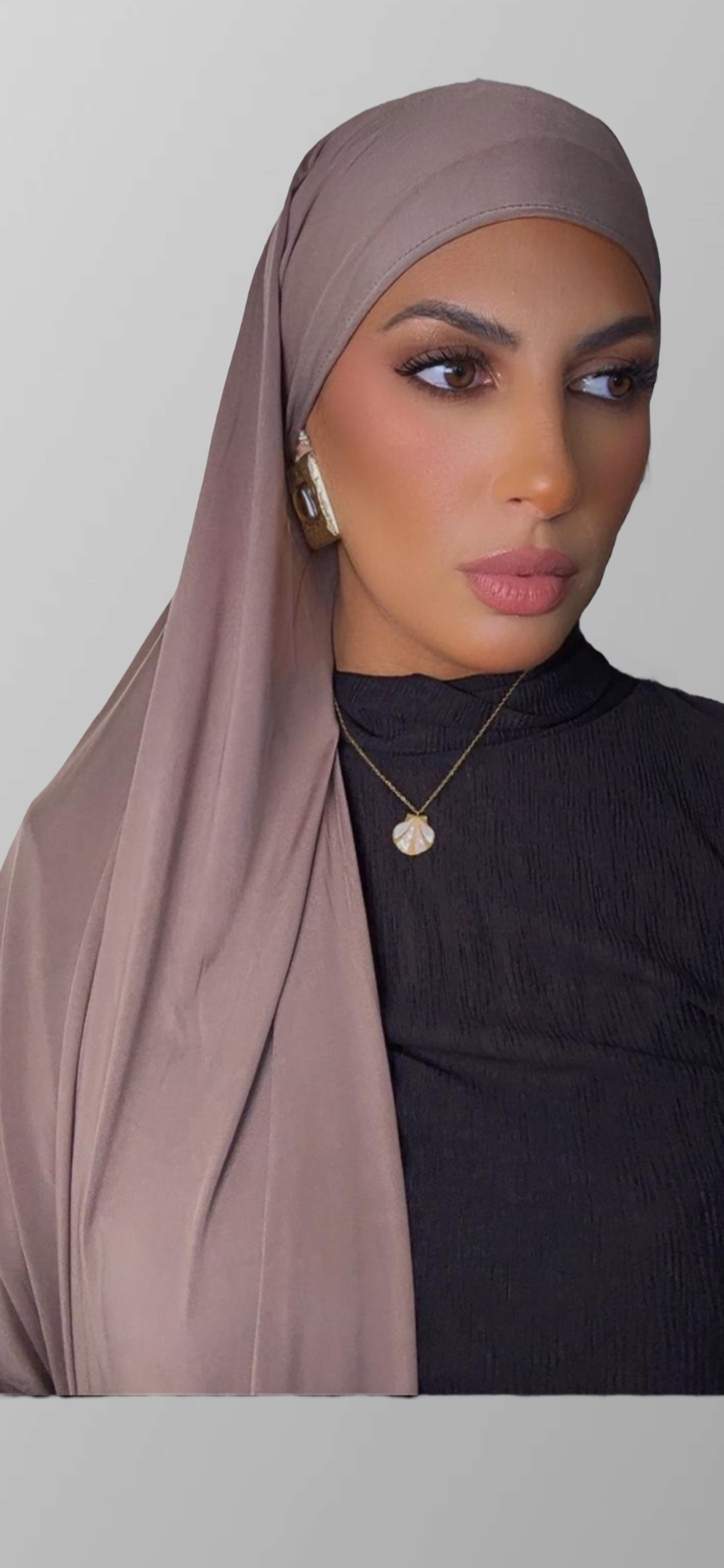 Jersey liquide taupe