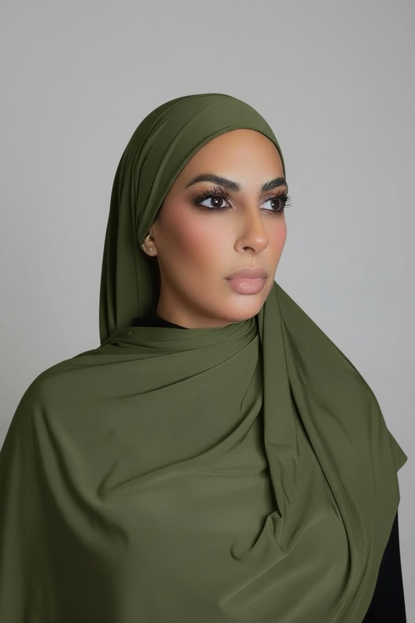 Jersey premium olive foncé