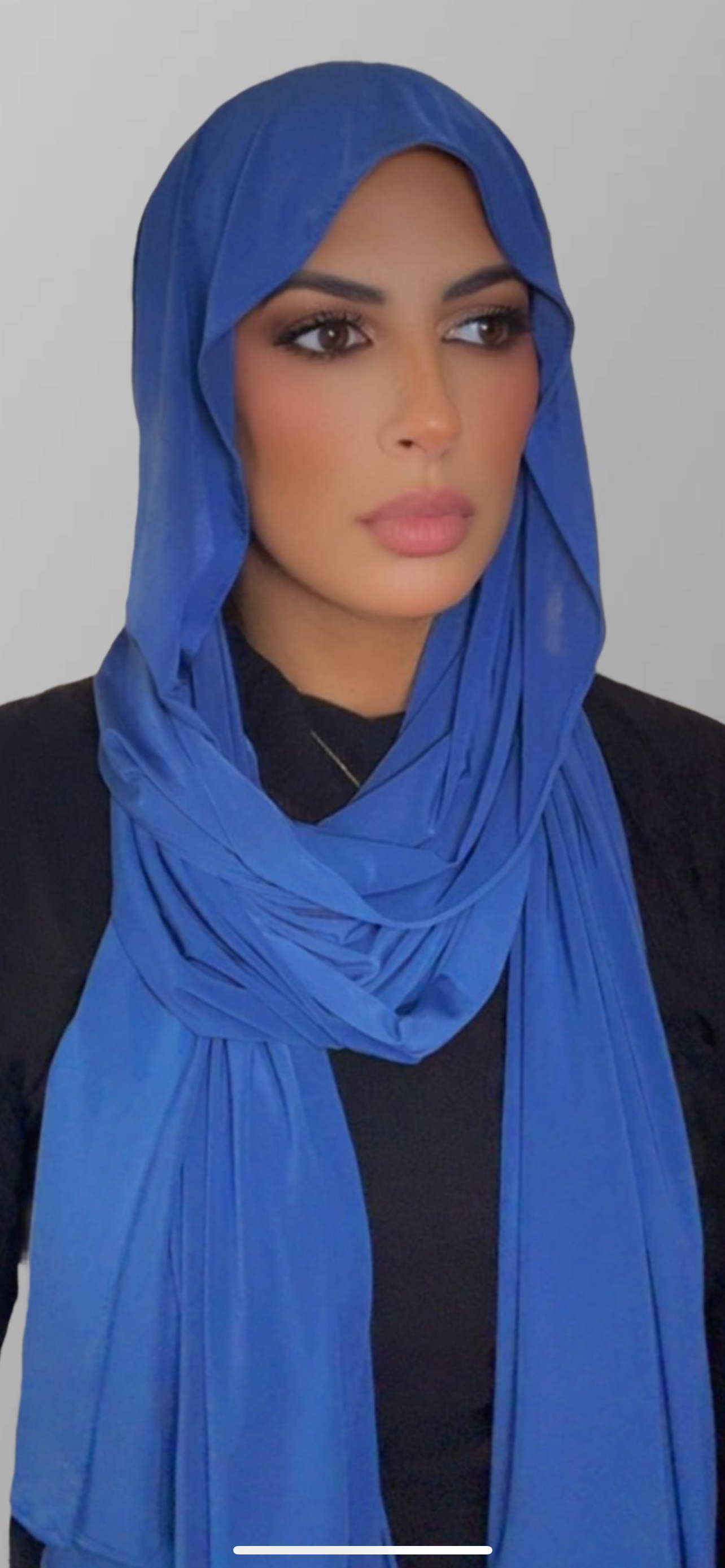 Jersey liquide bleu vif