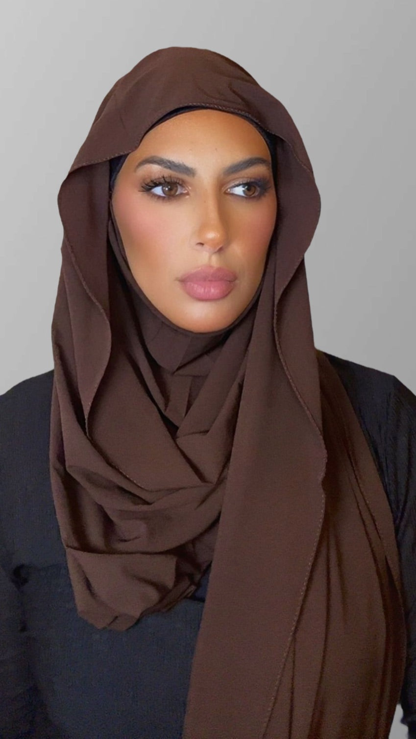 Hijab air brown