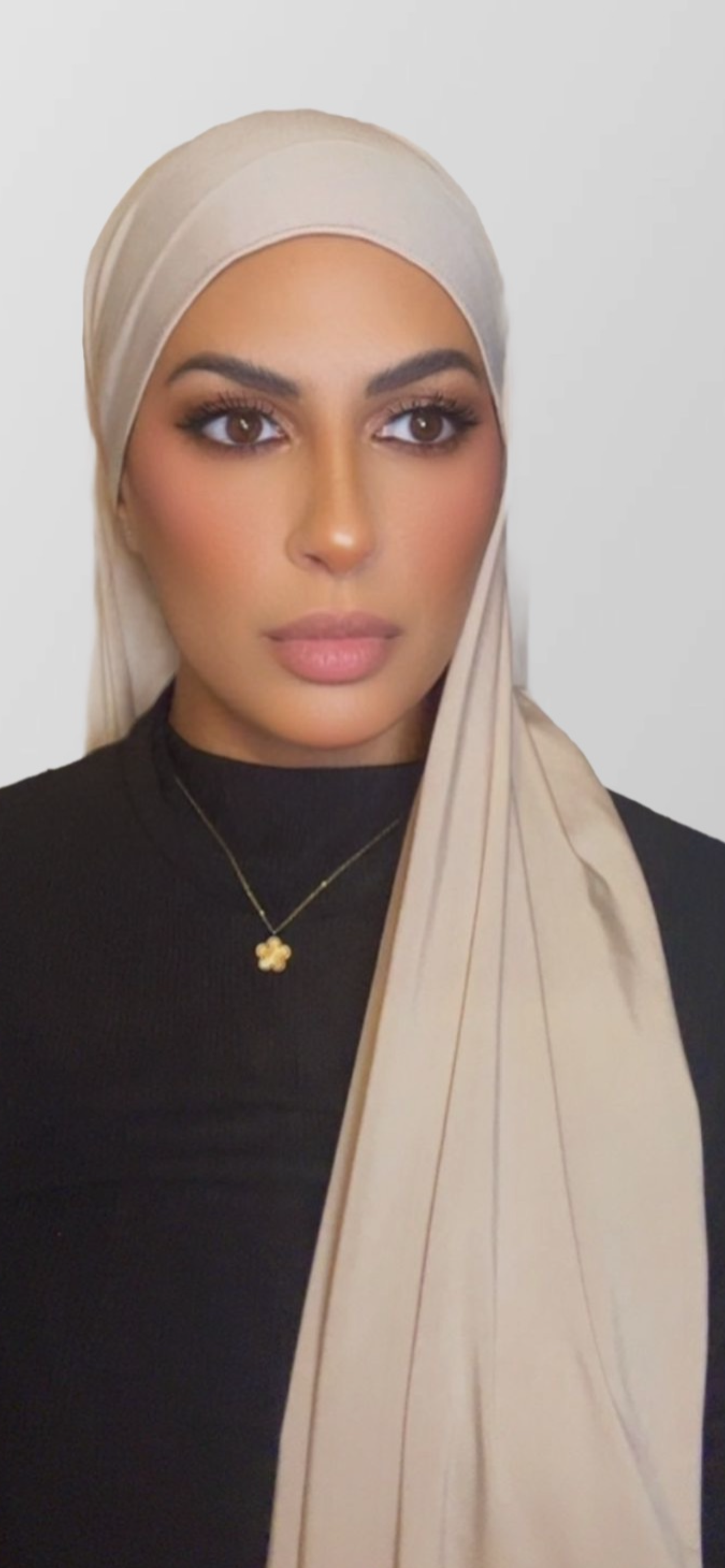 Jersey liquide beige clair