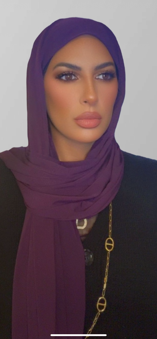 Jersey premium de luxe aubergine