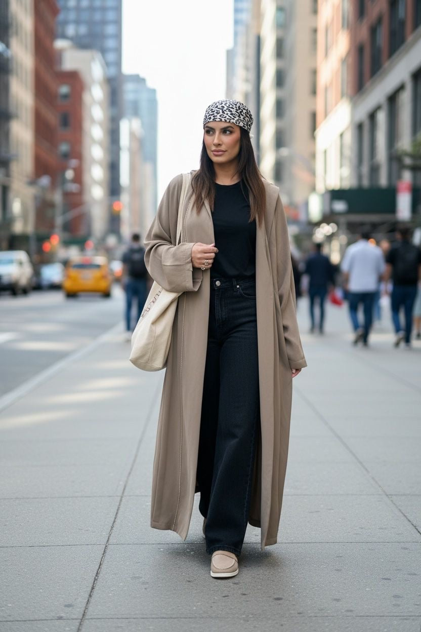 Kimono long blazer